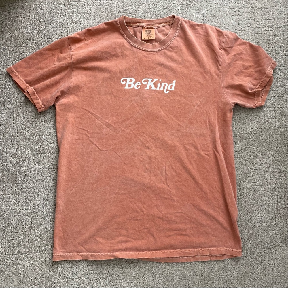 Push Project - Be Kind Unisex T-Shirt - Tiger Clay
